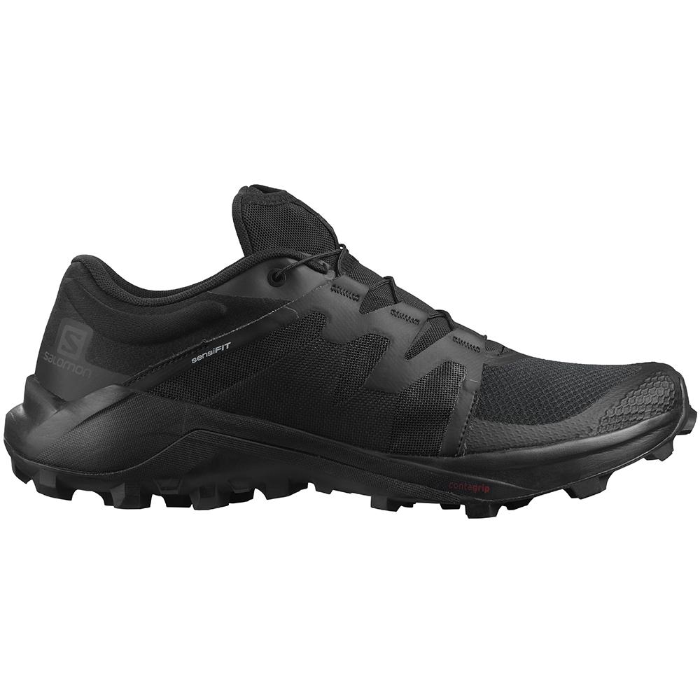 Salomon Singapore Mens Trail Running Shoes - WILDCROSS Black | 67985-LYKW